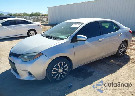 2016 Toyota Corolla Le z USA, uszkodzony, nr VIN 2T1BURHE8GC597741
